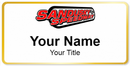 Custom name badges for Sandusky Speedway