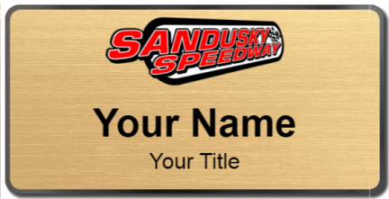 Custom name badges for Sandusky Speedway