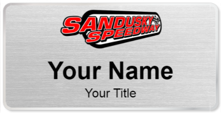 Custom name badges for Sandusky Speedway