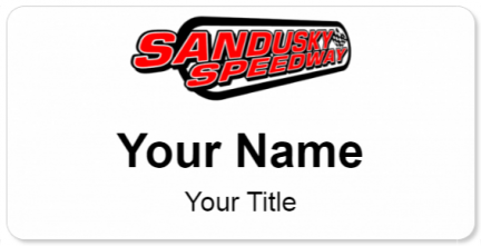Custom name badges for Sandusky Speedway