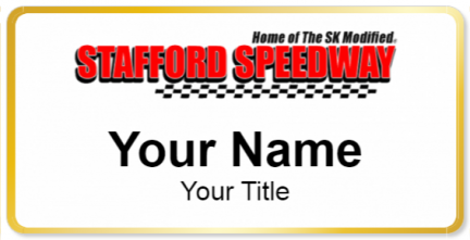 Custom name badges for Stafford Motor Speedway
