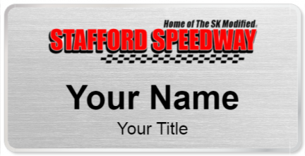 Custom name badges for Stafford Motor Speedway