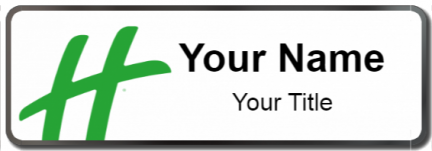 Custom name badges for Holiday Inn