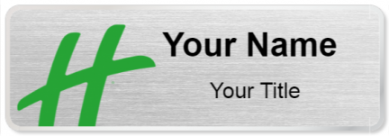 Custom name badges for Holiday Inn