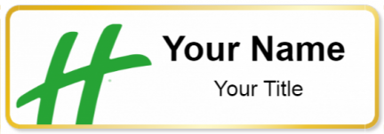 Custom name badges for Holiday Inn