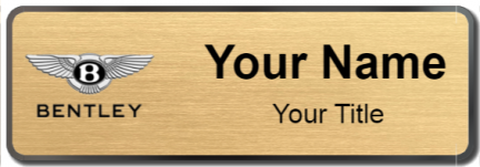 Custom name badges for Bentley