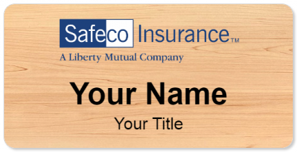 Custom name badges for Safeco Insurance