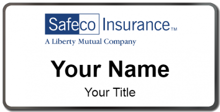 Custom name badges for Safeco Insurance