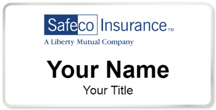 Custom name badges for Safeco Insurance