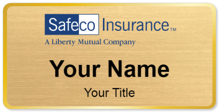 Custom name badges for Safeco Insurance