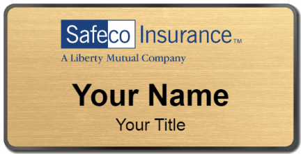 Custom name badges for Safeco Insurance