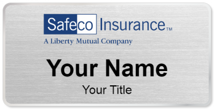 Custom name badges for Safeco Insurance