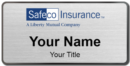 Custom name badges for Safeco Insurance