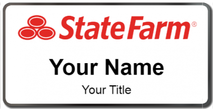 Custom name badges for State Farm