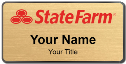 Custom name badges for State Farm