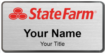 Custom name badges for State Farm