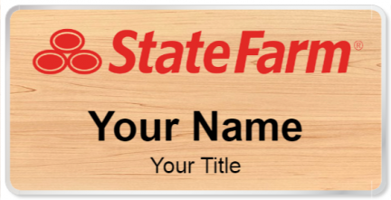 Custom name badges for State Farm