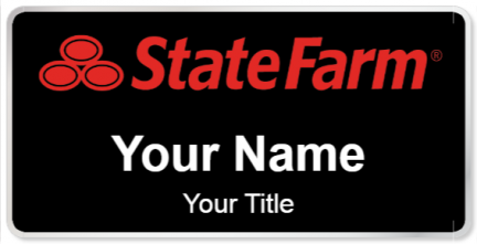 Custom name badges for State Farm