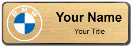 Custom name badges for BMW 2020 Logo