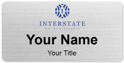 Custom name badges for Interstate Hotel