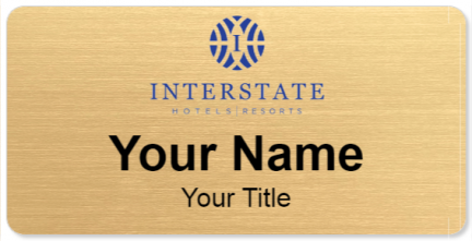 Custom name badges for Interstate Hotel