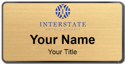 Custom name badges for Interstate Hotel