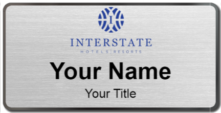 Custom name badges for Interstate Hotel
