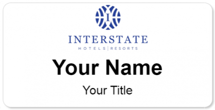 Custom name badges for Interstate Hotel