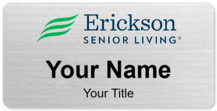 Custom name badges for Erickson Senior Living