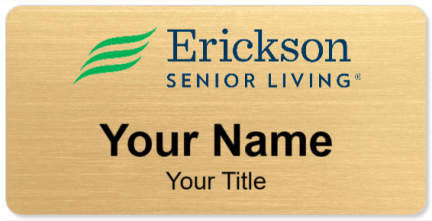 Custom name badges for Erickson Senior Living