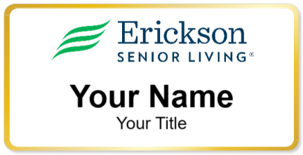 Custom name badges for Erickson Senior Living