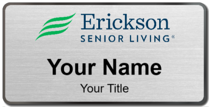 Custom name badges for Erickson Senior Living