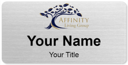 Custom name badges for Affinity Living Group