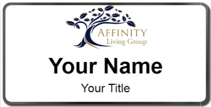 Custom name badges for Affinity Living Group