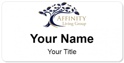 Custom name badges for Affinity Living Group