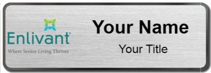 Custom name badges for Enlivant