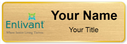Custom name badges for Enlivant