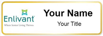 Custom name badges for Enlivant