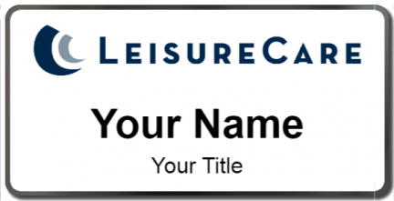 Custom name badges for Leisure Care