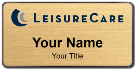 Custom name badges for Leisure Care
