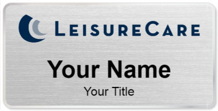 Custom name badges for Leisure Care