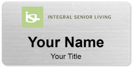 Custom name badges for Integral Senior Living