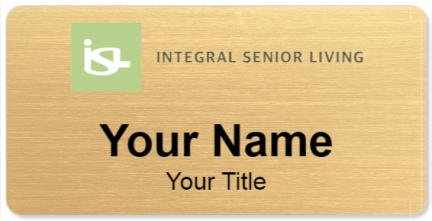 Custom name badges for Integral Senior Living