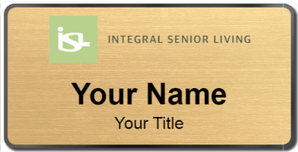 Custom name badges for Integral Senior Living