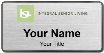 Custom name badges for Integral Senior Living
