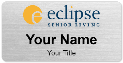 Custom name badges for Eclipse Senior Living