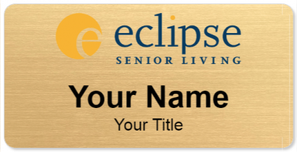 Custom name badges for Eclipse Senior Living