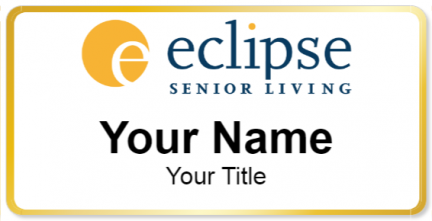 Custom name badges for Eclipse Senior Living