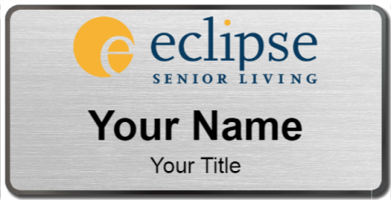 Custom name badges for Eclipse Senior Living