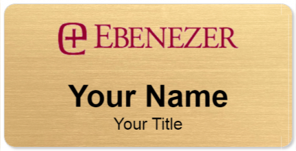 Custom name badges for Ebenezer